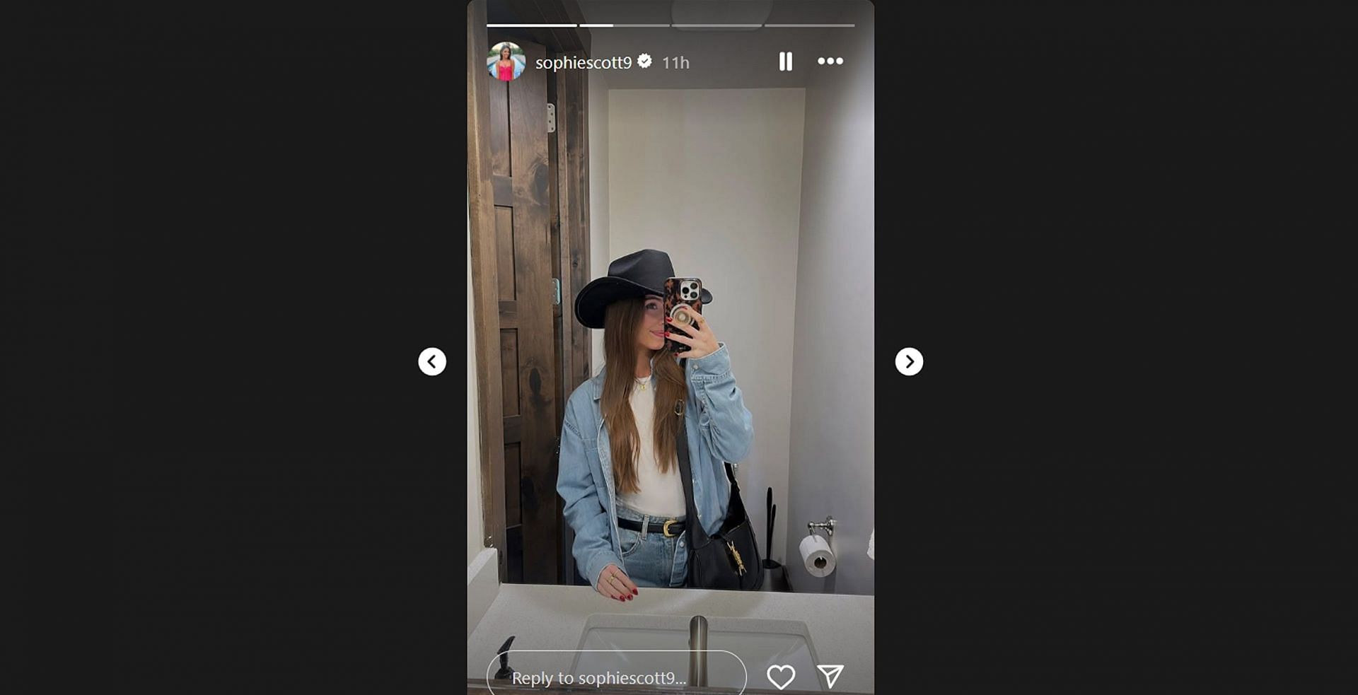 Still from Mac Jones' GF Sophia Scott's Instagram story/@sophiescott9